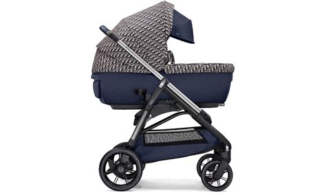 dior car seat and stroller.